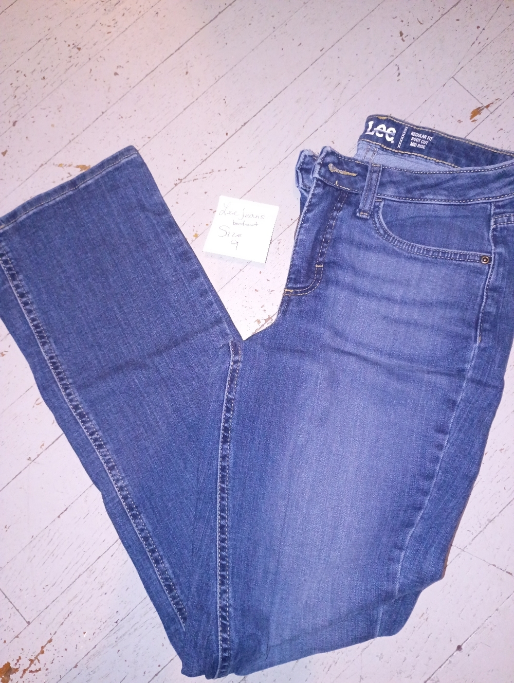 Lee Women's Dark Blue Boot Cut Jeans